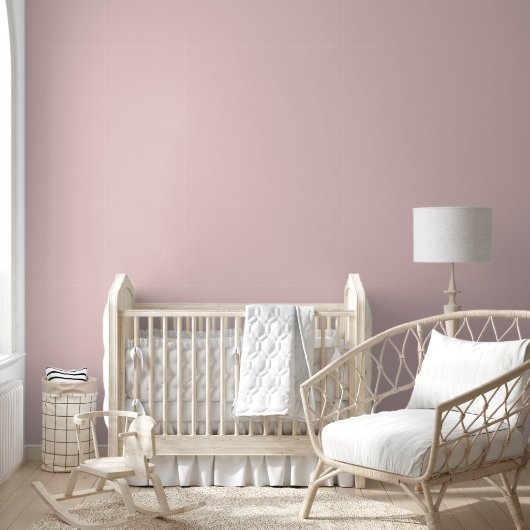 Papier Peint Rose Pâle Uni (Enfants)