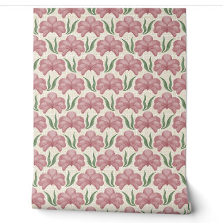 Papier Peint Rose Poussiéreuse Flore