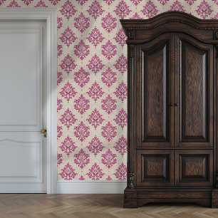 Papier Peint Rose Regal Damask Princesscore