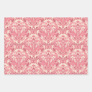 Papier peint rose vintage