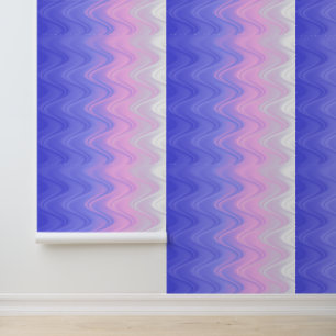 Papier Peint Rose Violet Abstrait Ondulé