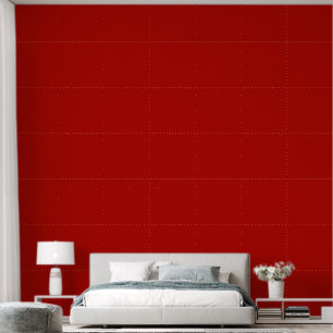 Papier peint rouge à motifs