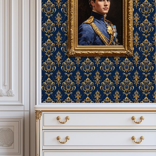 Papier Peint Royal Blue Elegance Princesscore (Royal Blue Elegance Princesscore Wallpaper)