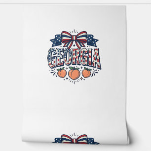 Papier Peint Ruban de pêcheur géorgien patriotique vintage 4 ju
