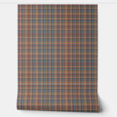 Papier Peint Rustic Terracotta Tartan Plaid Wallpaper Pattern (Déroulement)