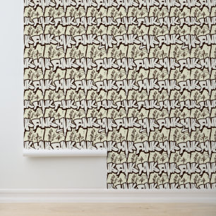 Papier Peint Rythme urbain : Motif de funk inspiré des graffiti