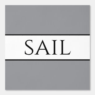 Papier Peint SAIL Chic moderne Gris noir blanc rayures