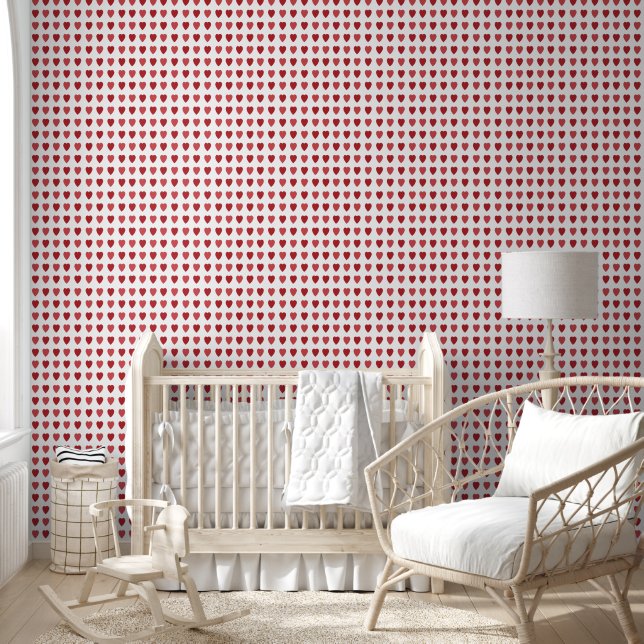 Papier Peint Saint-Valentin Cœurs Rouges Saint-Valentin  (Enfants)