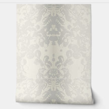 Papier peint sans couture floral beige gris neutre