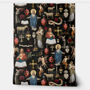 Papier Peint Sauveur de Noël gothique du monde - Jésus-Christ