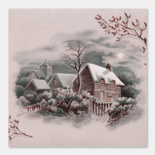 Papier Peint scène d'hiver A