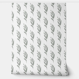 Papier Peint seamless botanical  simple pattern  with grey plan