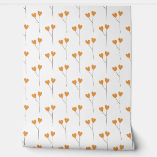 Papier Peint seamless botanical  simple pattern  with plants an