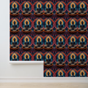 Papier Peint Sérénité dans la douceur : Bouddha classique