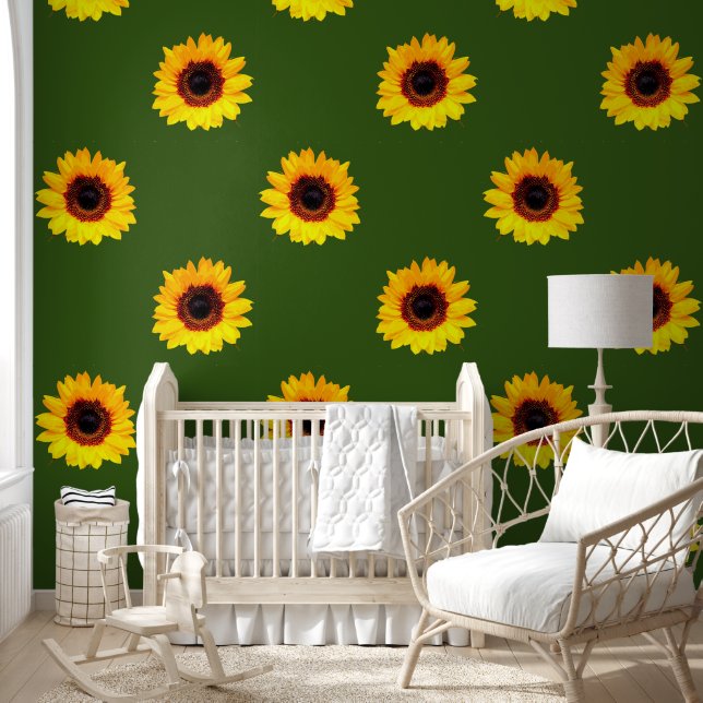 Papier Peint Seule une fleur de soleil (Enfants)