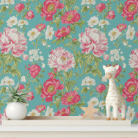 Shabby Chic Rose Floral Autocollant