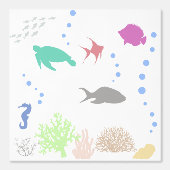 Papier Peint Silhouettes de la mer (Recto)