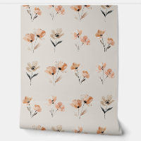 Simple Boho Populaire Fleur d'impression Beige
