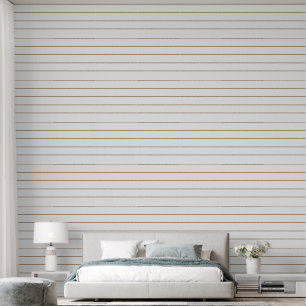 Papier Peint Simple Moderne Rayure Fond Blanc