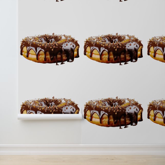 Papier Peint SlipperyJoe's decadent donut covered thick glossy  (Application)