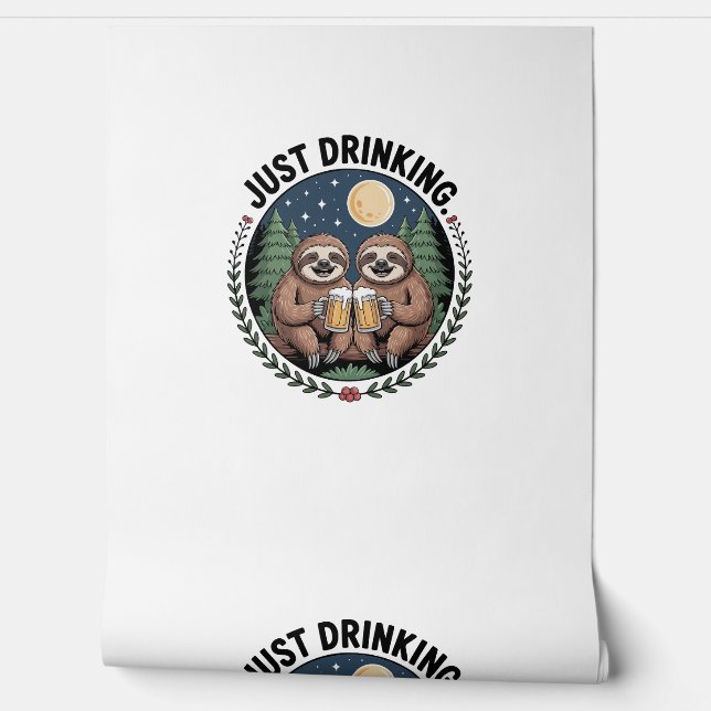 Papier Peint Sloth Randonnée avec l'équipe de boisson (Déroulement)