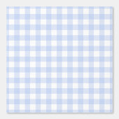 Papier Peint Soft Blue Gingham Check Wallpaper (Recto)