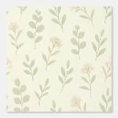 Papier peint Soft Botanical Nursery - Neutral Gree (Recto)