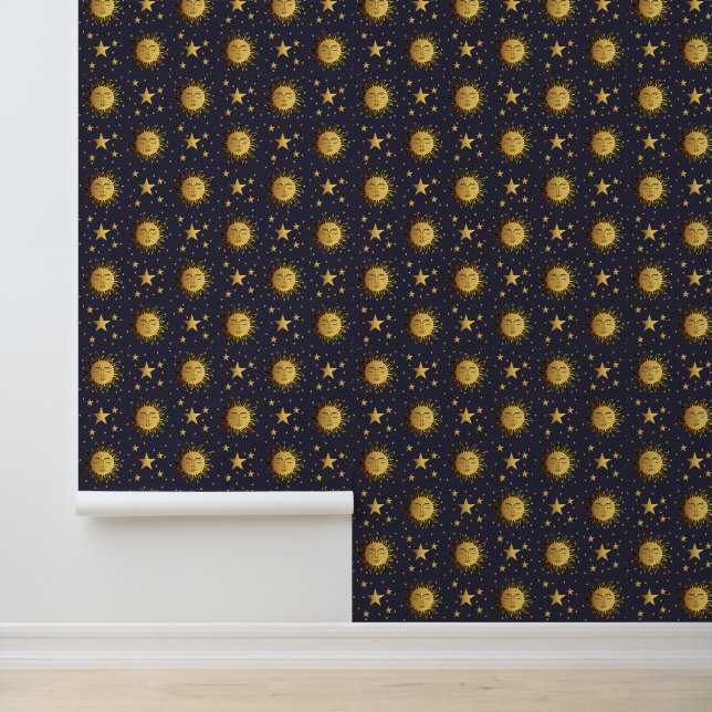 Papier Peint Soleil et étoiles (Application)
