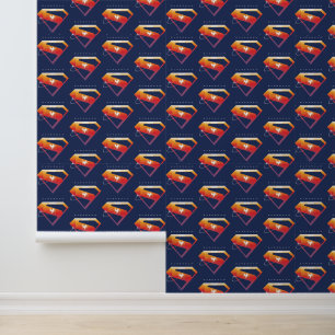 Papier Peint Soleil Tourner Superman Shield