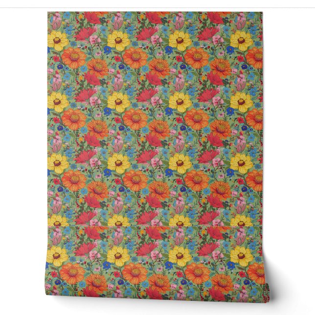 Papier Peint Soul fleur sauvage (Déroulement)