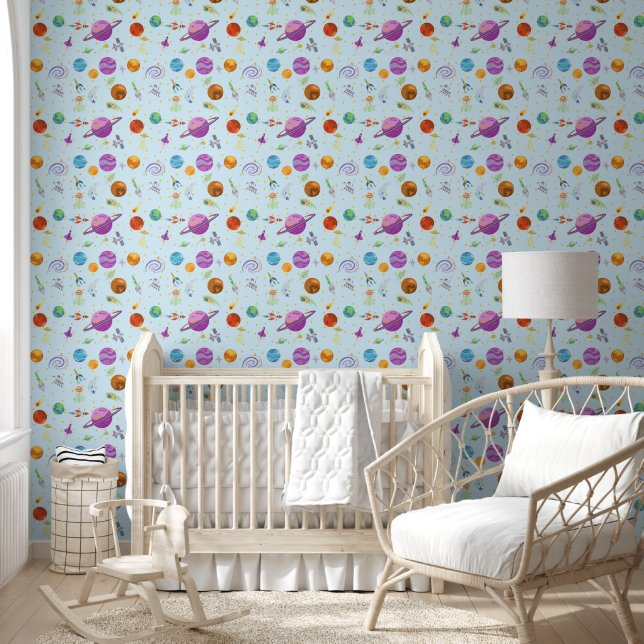 Papier Peint Space Adventure Boy Kid (Enfants)