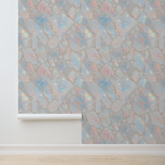 Papier Peint Sparkly Opal Stone Texture Iridescent