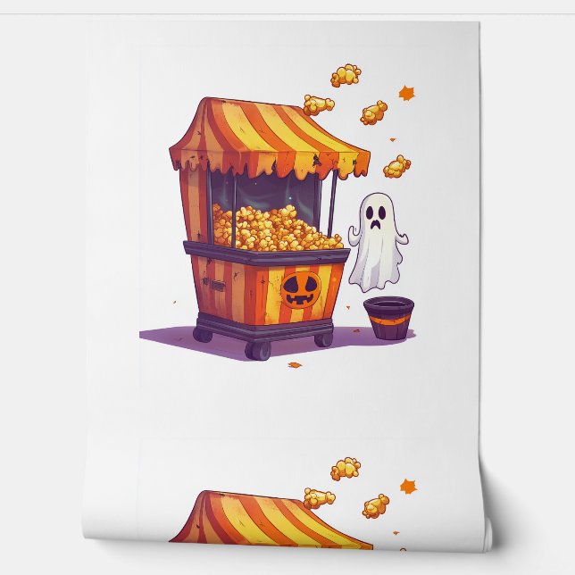 Papier Peint Stand de maïs soufflé (Déroulement)