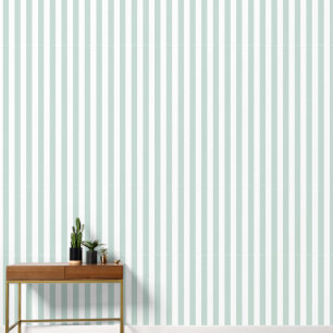 Papier Peint Stripes simples - Turquoise clair