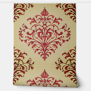 Papier Peint Style vintage moderne motif floral4