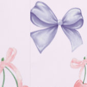 Papier Peint Sweet Cherries & Bows Nursery (Couture)