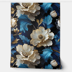 Papier Peint Symphonie Sapphire Starlit Botanique