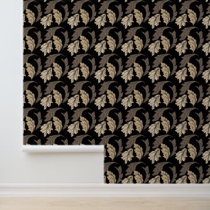 Papier Peint Tan Brown et ivoire moderne