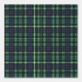 Papier Peint - Tartan Vert Bleu Jaune (Recto)