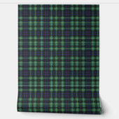 Papier Peint - Tartan Vert Bleu Jaune (Déroulement)