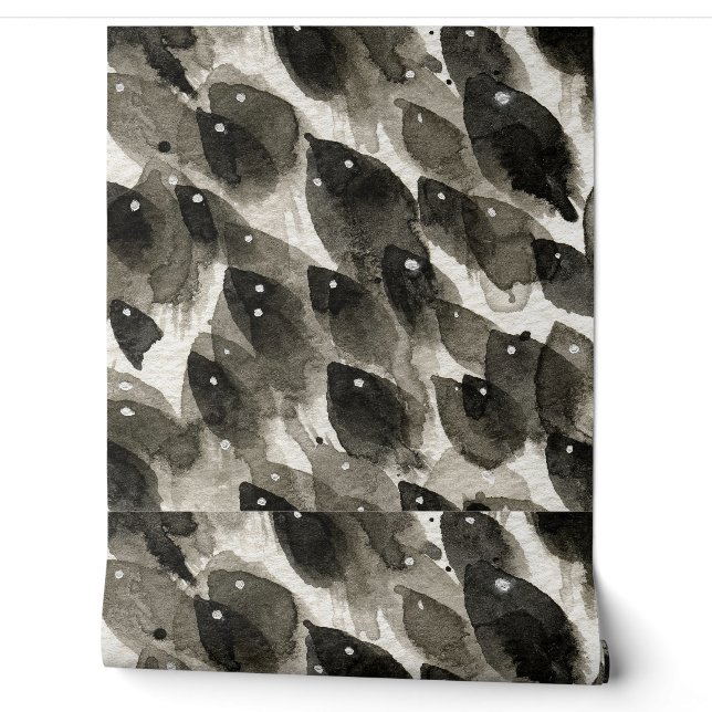 Papier Peint Tempête de poissons (Déroulement)