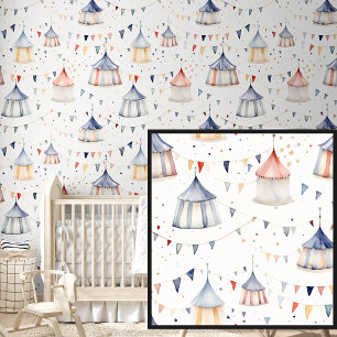 Papier Peint Tentes et drapeaux de Bunting