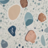 Papier Peint Terrazzo Pattern with Organic Earth Tone Chips (Couture)
