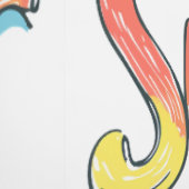Papier Peint Texte d'été coloré (Couture)