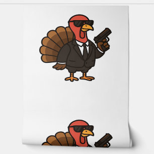 Papier Peint Thanksgiving Turquie avec Citrouille Pie Essential