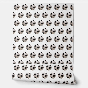 Papier Peint Thème de ballon de football rouge