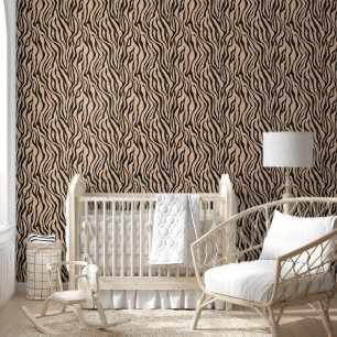 Papier Peint Tigre Monochrome