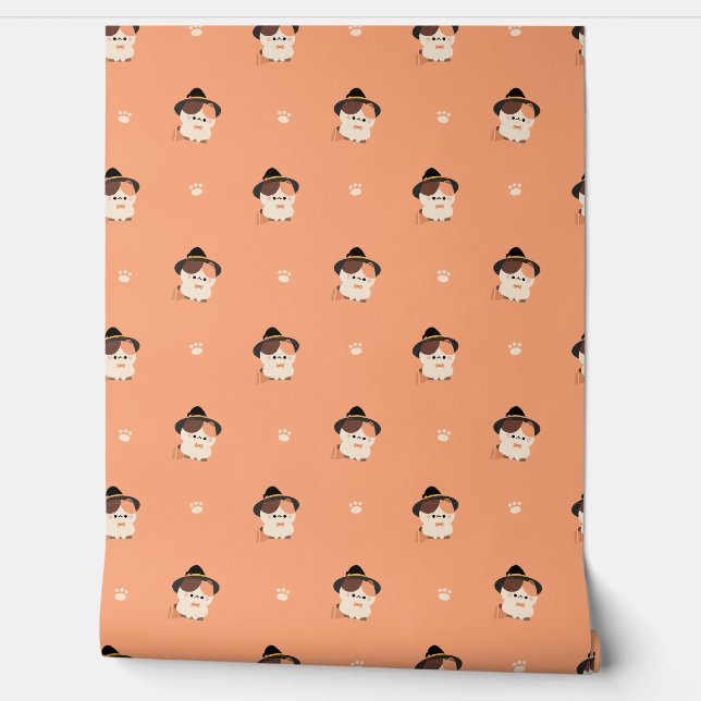 Papier Peint Tortie Cat Witch (Déroulement)