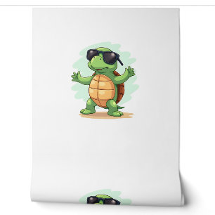 Papier Peint Tortue de mer Dabbing amoureux des animaux Sauvez