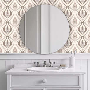 Papier Peint Touffes brunes monochromes